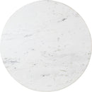 Meridian Treviso White Marble Coffee Table IMAGE 5