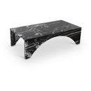 Meridian Palermo Black Marble Coffee Table IMAGE 1