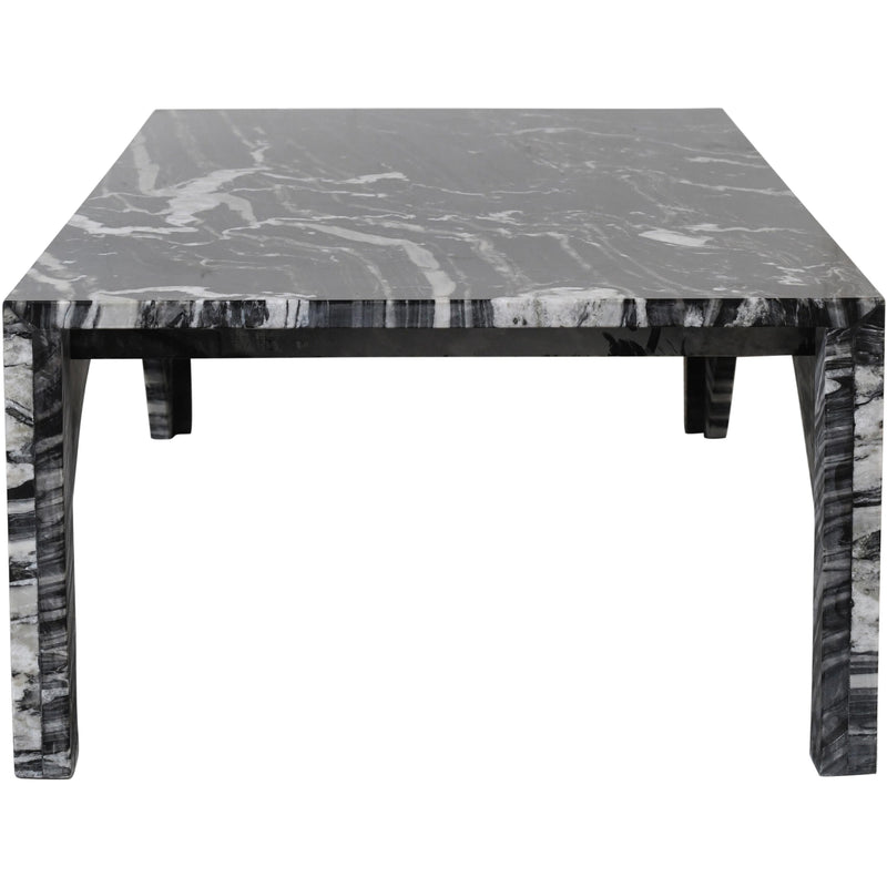 Meridian Palermo Black Marble Coffee Table IMAGE 4