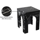 Meridian Palermo Black Marble End Table IMAGE 10