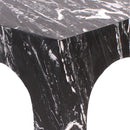 Meridian Palermo Black Marble End Table IMAGE 7