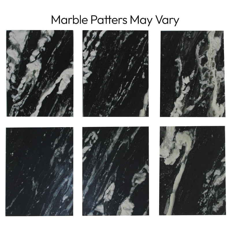 Meridian Palermo Black Marble End Table IMAGE 8