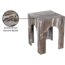 Meridian Palermo Brown Marble End Table IMAGE 10