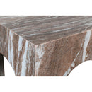 Meridian Palermo Brown Marble End Table IMAGE 5