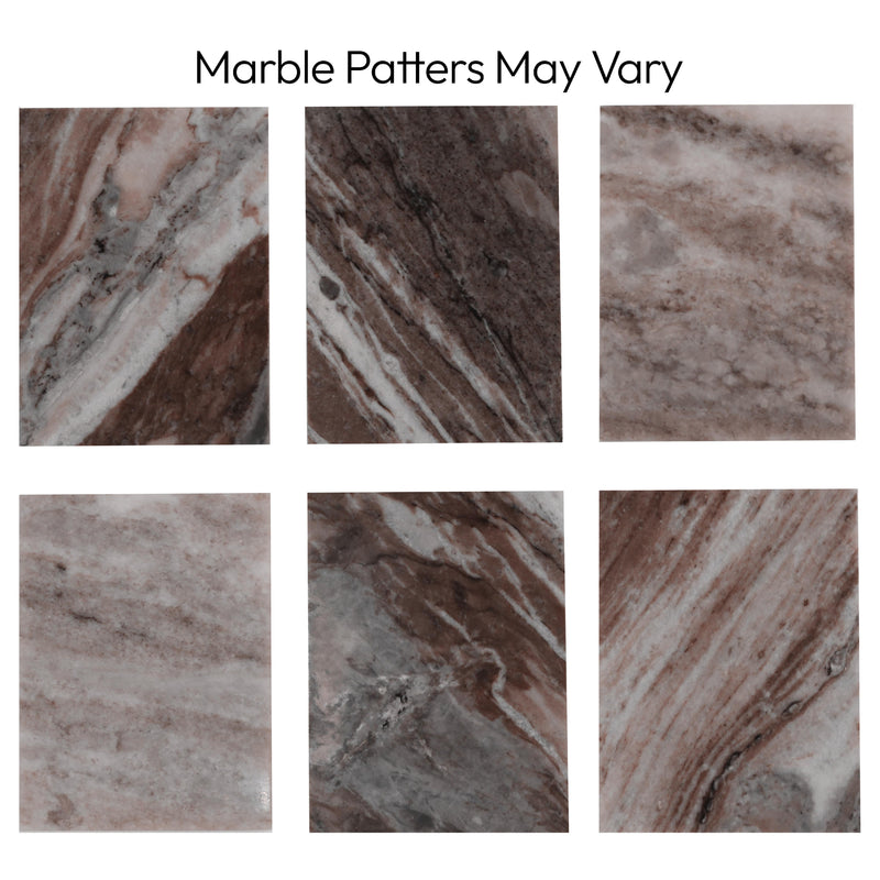 Meridian Palermo Brown Marble End Table IMAGE 8