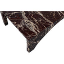 Meridian Palermo Cherry Marble Coffee Table IMAGE 5