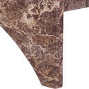 Meridian Palermo Cherry Marble Coffee Table IMAGE 7