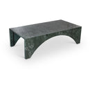 Meridian Palermo Green Marble Coffee Table IMAGE 1