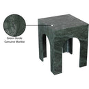 Meridian Palermo Green Marble End Table IMAGE 10