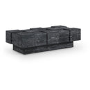 Meridian Anzio Black Oak Veneer Coffee Table IMAGE 1