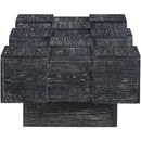 Meridian Anzio Black Oak Veneer Coffee Table IMAGE 4