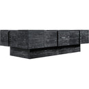 Meridian Anzio Black Oak Veneer Coffee Table IMAGE 6