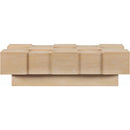 Meridian Anzio Natural Oak Veneer Coffee Table IMAGE 3