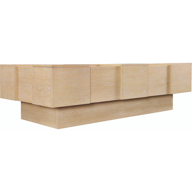 Meridian Anzio Natural Oak Veneer Coffee Table IMAGE 5