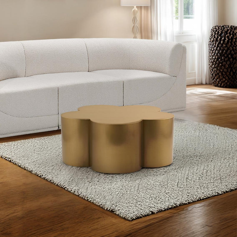 Meridian Lucky Gold Iron Coffee Table IMAGE 2