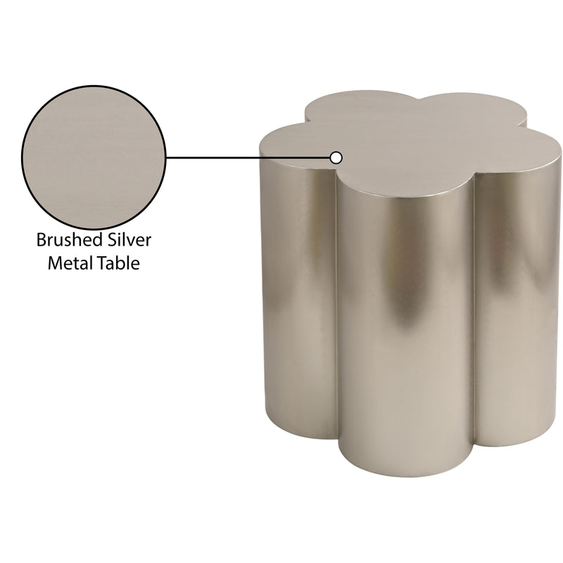 Meridian Lucky Silver Iron End Table IMAGE 8