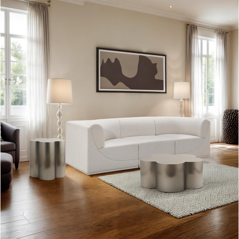 Meridian Lucky Silver Iron End Table IMAGE 9