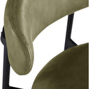 Meridian Lupita Olive Vegan Leather Counter Stool IMAGE 7