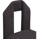 Meridian Bennett Brown Boucle Fabric Dining Chair IMAGE 7