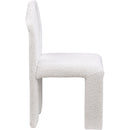 Meridian Bennett Cream Boucle Fabric Dining Chair IMAGE 4