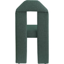 Meridian Bennett Green Boucle Fabric Dining Chair IMAGE 5