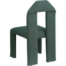 Meridian Bennett Green Boucle Fabric Dining Chair IMAGE 6