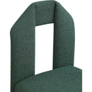 Meridian Bennett Green Boucle Fabric Dining Chair IMAGE 7