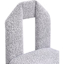 Meridian Bennett Grey Boucle Fabric Dining Chair IMAGE 7