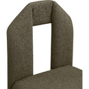 Meridian Bennett Olive Boucle Fabric Dining Chair IMAGE 7