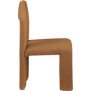 Meridian Bennett Saddle Boucle Fabric Dining Chair IMAGE 4