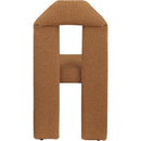 Meridian Bennett Saddle Boucle Fabric Dining Chair IMAGE 5