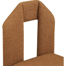 Meridian Bennett Saddle Boucle Fabric Dining Chair IMAGE 7