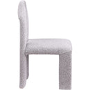 Meridian Bennett Taupe Boucle Fabric Dining Chair IMAGE 4