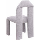 Meridian Bennett Taupe Boucle Fabric Dining Chair IMAGE 6