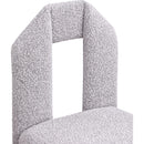 Meridian Bennett Taupe Boucle Fabric Dining Chair IMAGE 7