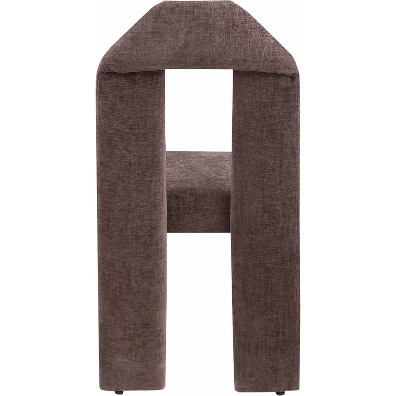 Meridian Bennett Brown Chenille Fabric Dining Chair IMAGE 5