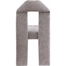 Meridian Bennett Grey Chenille Fabric Dining Chair IMAGE 5