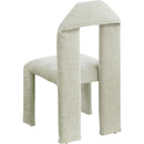Meridian Bennett Mint Chenille Fabric Dining Chair IMAGE 6