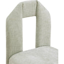Meridian Bennett Mint Chenille Fabric Dining Chair IMAGE 7