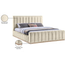Meridian Amara Cream Velvet King Bed IMAGE 10