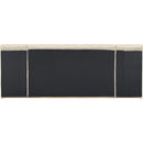 Meridian Amara Cream Velvet King Bed IMAGE 5