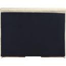 Meridian Amara Cream Velvet Queen Bed IMAGE 5