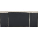 Meridian Amara Cream Velvet Queen Bed IMAGE 5