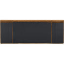 Meridian Amara Saddle Velvet King Bed IMAGE 5