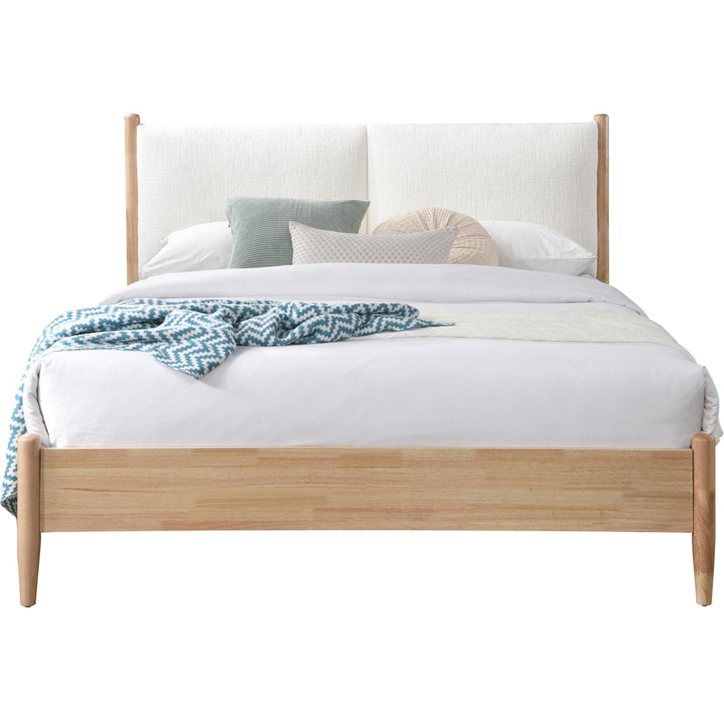 Meridian Arbor Cream Fabric Queen Bed IMAGE 3