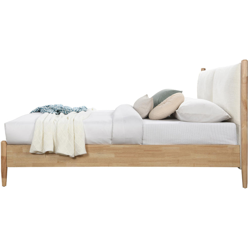 Meridian Arbor Cream Fabric Queen Bed IMAGE 4