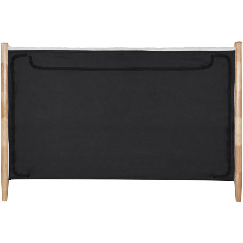 Meridian Arbor Cream Fabric Queen Bed IMAGE 5