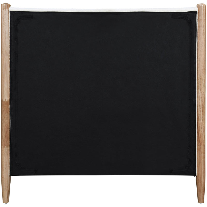 Meridian Arbor Cream Fabric Twin Bed IMAGE 5