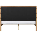 Meridian Asher Cognac Vegan Leather Full Bed (3 Boxes) IMAGE 5