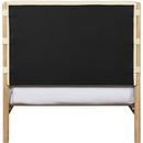 Meridian Asher Cream Vegan Leather Twin Bed (3 Boxes) IMAGE 5